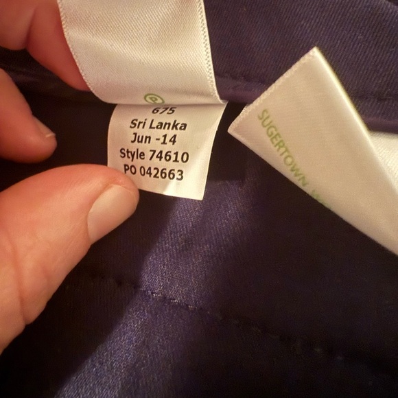 Lilly Pulitzer Luxury Capri Pants Size 4 True Navy Dress Pants Workwear - Picture 3 of 10